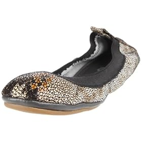 classic black flats Yosi Samra Womens Mosaic Ballet Flat
