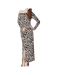 Vintage Long Sleeves Off the Shoulder Floral Print Prom Dress/Party Dress/Maxi Dress 