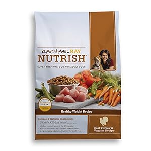 Rachael Ray Nutrish Healthy Weight Natural Dry Dog Food, Turkey and Veggies, 14 Pound