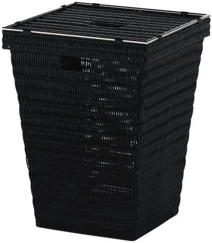 Kela 20968 W&auml;schekorb Noblesse schwarz Preisvergleich