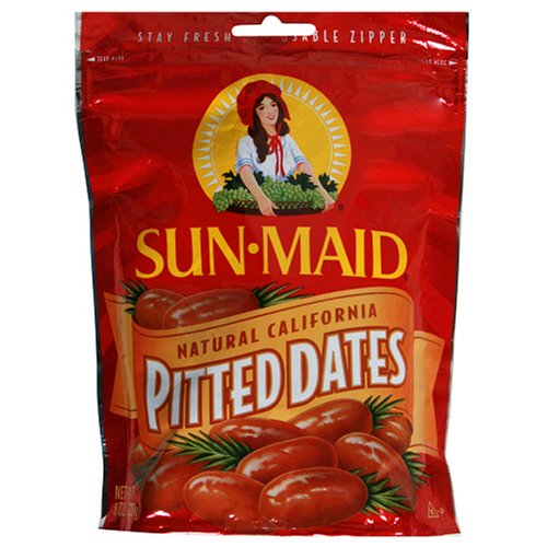 Sun Maid Pitted Dates, 8-Ounce Bags (Pack of 8)