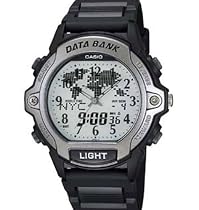 Casio Men's Databank Twincept Ana-Digi Resin Watch #ABX23-8BV
