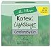 Kotex Lightdays Comfortably Dry Aloe Scented Pantiliners, 42 Count, (Case of 6)