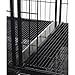 ProSelect 23-1/2-Inch Steel Modular Dog Cage Tray Connector, Black