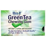 Mega-T Green Tea Chewing Gum, Delicious Fresh Mint Flavor, 12 pieces (Pack of 6)