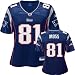 Randy Moss Reebok Navy Replica New England Patriots Women's Jersey - X-Large