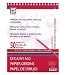 Drawing Paper Pads 9''x12''-50 Top Spiral Sheets