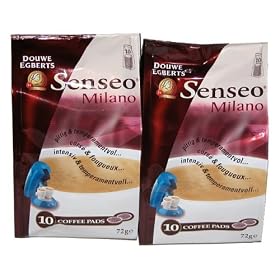Douwe Egberts Senseo Coffee Pods. Milano Flavour. 20 pods