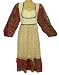 Monsoon Revolution White Pink Belted Cherries Paisley Long Sleeve Floaty Tunic Dress