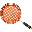 Outset QN77 Copper Nonstick Grill Skillet with Removable Soft-Grip Handle