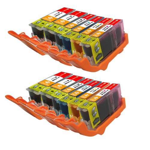 HI-VISION HI-YIELDS Compatible Ink Cartridge Replacement for Canon PGI-220 + CLI-221 (4 Large Black, 2 Small Black, 2 Cyan, 2 Yellow, 2 Magenta, 12-Pack) On Sale