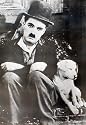 Charlie Chaplin A Dog's Life Great Dictator Art Poster Print - 27" X 38"