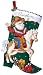 Cowboy Santa Stocking Felt Applique Kit - 18" Long