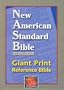 NASB Giant-Print Reference Bible: Indexed (Black Imitation Leather)