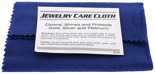 Childrens Toyshop  Jewelry : Polishing Cloth For Silver, Gold, Brass and Most other Metals, 12" X 10" Large Size