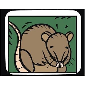 Decorated Mouse Pad with animals, horoscope, rat, animal, chinese