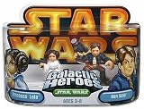 Star Wars Episode 2 Junior Figure 2 Pack Han Solo & Leia