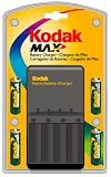 Kodak Max K2000 Battery Charger with 4 NiMH AA Batteries