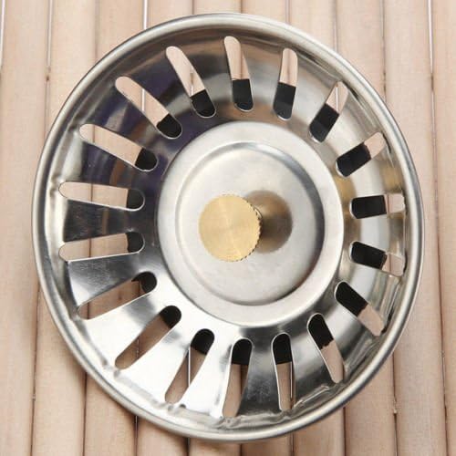 Stainless Steel Kitchen Sink Strainer Waste Plug Drain Stopper Filter Basket