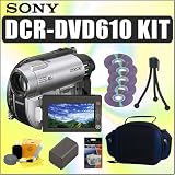 Sony DCR-DVD610 DVD Handycam Camcorder w/ Accessory Kit