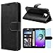 Samsung Galaxy A5 (2016) / A510F Case, INNOVAA Premium Leather Wallet Case with STAND Flip Cover (Not Compatible with Samsung Galaxy A5 (2015)) W/ Free Screen Protector & Stylus Pen - Black