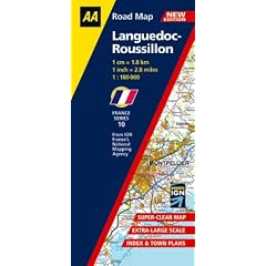 Languedoc Roussillon (AA Road Map France)