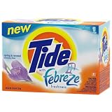Tide Detergent with Febreze Freshness, Powder, Spring & Renewal Scent, 63-Load Boxes (Pack of 3)