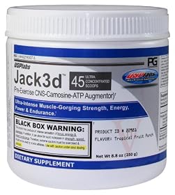 USPlabs Jack3d, Grape Bubblegum, 250 Grams, 8.8 -Ounce Jar