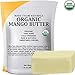 Organic Mango Butter 1 lb USDA Certified Organic, Cold Pressed, Unrefined by Mary Tylor Naturals, Premium Grade Raw Pure Mango Butter, Amazing Skin Nourishment Great Moisturizer