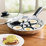 CHEFS Nonstick 4-Egg and 6-Egg Poachers: 6 cup