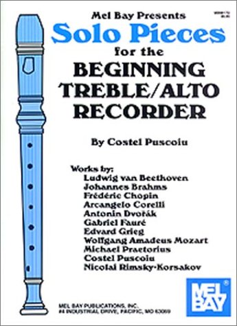 Books: Mel Bay Solo Pieces for the Beginning Treble/Alto Recorder