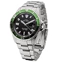 DETOMASO Automatik Taucheruhr SAN REMO Professional Green DT-SG5080R09A-GR