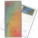 3D Lenticular 4x10 Business Card File (Holds 128) ,BF128 , golden, purple