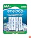 eneloop NEW 800 mAh Typical, 750 mAh Minimum, 1500 cycle, 8 pack AAA, Ni-MH Pre-Charged Rechargeable Batteries