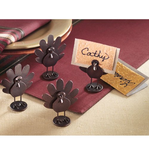 Childrens Toyshop  Kitchen & Housewares : Turkey Place card Holders (pkg 4)