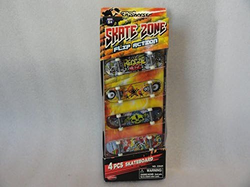 Skate Zone Flip Action Skateboards - 4 Count