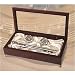 Silver Music Box, Birth Cert Holder, First Tooth & Curl Box Set in Rosewood Box