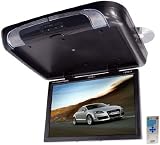 Legacy LMRD21 T Feet Flip Down Roof Mount with Built-In DVD/SD/USB Player/Wireless FM Modulator and  IR Transmitter