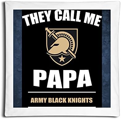 EVALY Cool Army West Point They Call Me Papa Throw Pillow Cases One Side 18 Inches Square