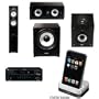 Energy CF-30 Floorstanding/Tower Speaker & CC-5 Center Channel Speaker & CR-10 Surround Speakers & ESW-C8 8-Inch 240 Watt Subwoofer & Yamaha RX-V665BL 630 Watt 7-Channel Home Theater Receiver & Yamaha YDS-11SL iPod Dock for select Yamaha AV Products Bund