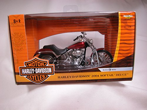 2004 Red Harley-Davidson Fatboy Diecast Model Bike