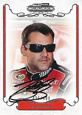 AUTOGRAPHED Tony Stewart 2012 Press Pass SHOWCASE (#14 Office Depot Racing Team) Signed Collectible NASCAR Trading Card with COA (#425/499)
