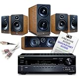 Creative Audio CA-HC4-BW Home Cinema System (Onkyo 508 Black + Q Acoustics 2000 5.1 Walnut + QED Cables). 2 Year Guarantee.