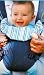 Infantino Cozy Rider Baby Carrier Blue Stripes