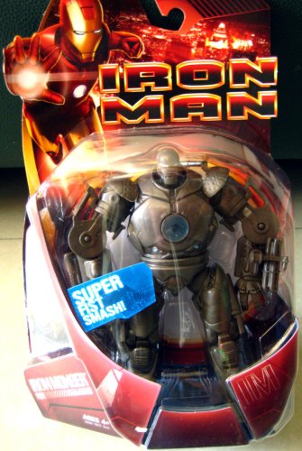 Iron Man Movie Action Figure - Iron Monger Super Fist Smash (with helmet on)