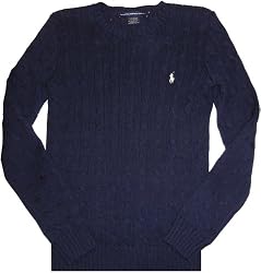 Women's Ralph Lauren Sport Sweater Navy Size Medium