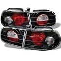 Honda Civic 92 93 94 95 3DR Altezza Tail Lights - Black (Pair) *** Free Shipping ***