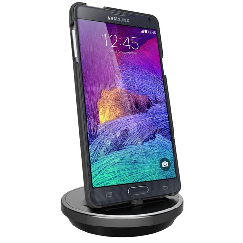 RND Dock for Samsung Galaxy Note 2, Note 4, Note 5, and Note Edge (works with rugged, dual layer, slim cases, and no cases)(black with silver trim) RND Dock for Samsung Galaxy Note 2, Note 4, Note 5, and Note Edge (works with rugged, dual layer, slim cases, and no cases)(black with silver trim)