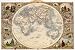 1800'S THE WORLD EASTERN HEMISPHERE GLOBE SMALL VINTAGE POSTER REPRO