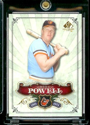 2006 Upper Deck SP Legendary Cuts # 18 Boog Powell - Baltimore Orioles - Baseball Trading Card
